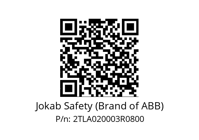   Jokab Safety (Brand of ABB) 2TLA020003R0800