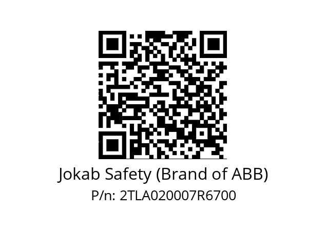   Jokab Safety (Brand of ABB) 2TLA020007R6700