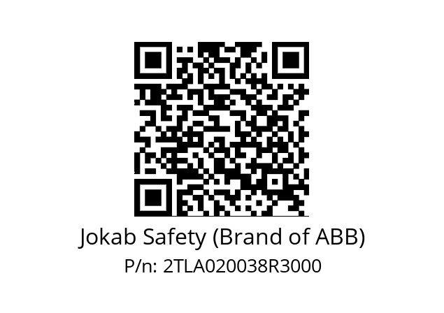   Jokab Safety (Brand of ABB) 2TLA020038R3000