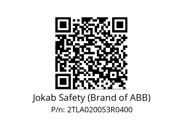   Jokab Safety (Brand of ABB) 2TLA020053R0400