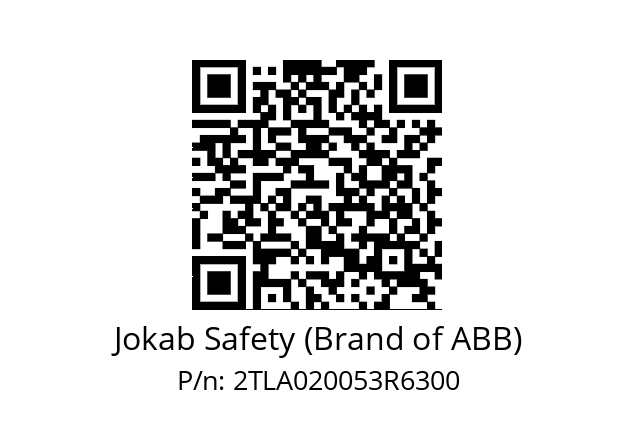   Jokab Safety (Brand of ABB) 2TLA020053R6300