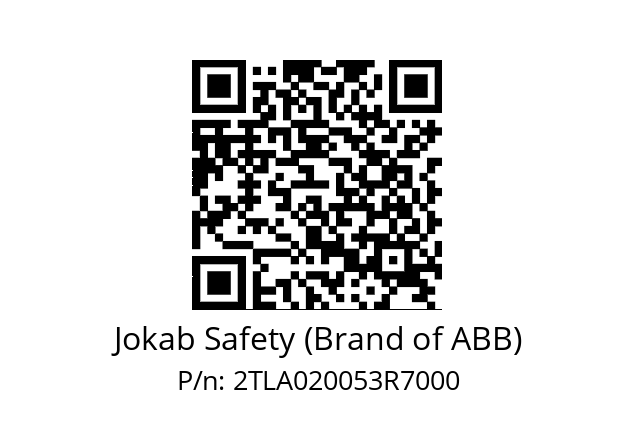   Jokab Safety (Brand of ABB) 2TLA020053R7000