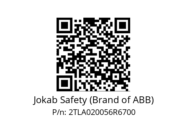   Jokab Safety (Brand of ABB) 2TLA020056R6700