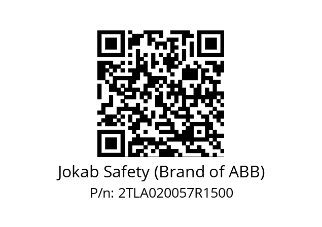   Jokab Safety (Brand of ABB) 2TLA020057R1500