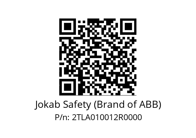   Jokab Safety (Brand of ABB) 2TLA010012R0000