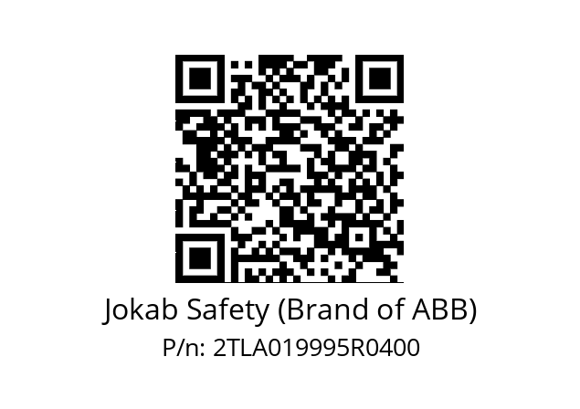   Jokab Safety (Brand of ABB) 2TLA019995R0400