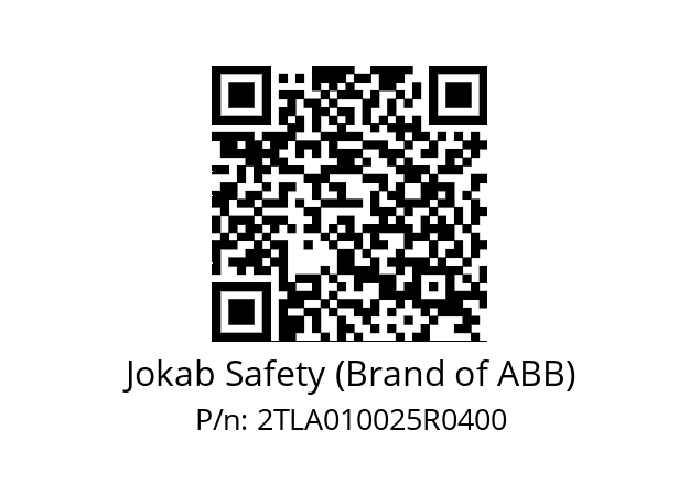   Jokab Safety (Brand of ABB) 2TLA010025R0400