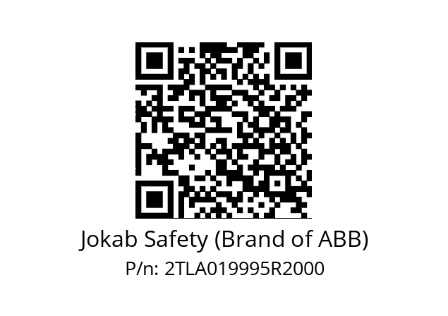   Jokab Safety (Brand of ABB) 2TLA019995R2000