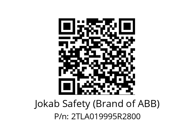   Jokab Safety (Brand of ABB) 2TLA019995R2800