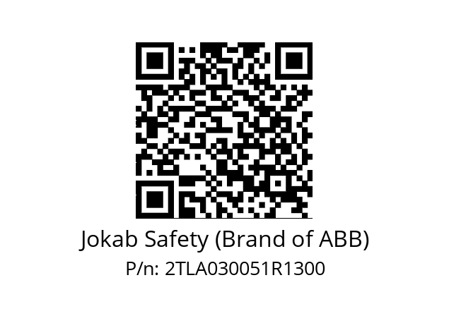   Jokab Safety (Brand of ABB) 2TLA030051R1300