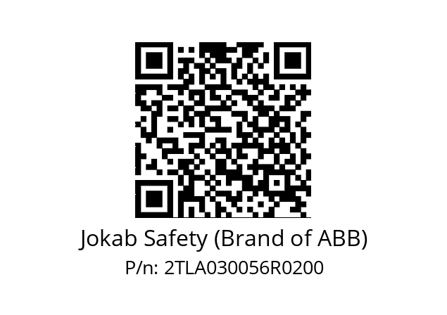   Jokab Safety (Brand of ABB) 2TLA030056R0200