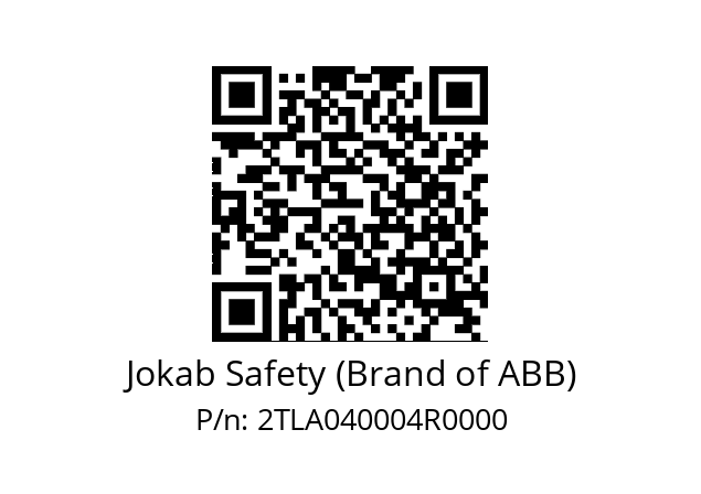   Jokab Safety (Brand of ABB) 2TLA040004R0000