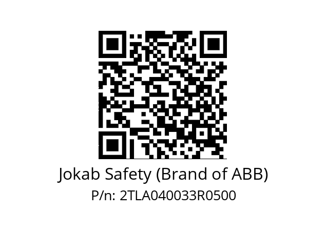   Jokab Safety (Brand of ABB) 2TLA040033R0500