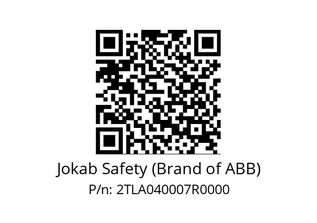   Jokab Safety (Brand of ABB) 2TLA040007R0000