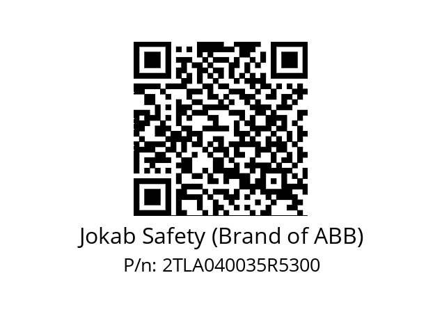   Jokab Safety (Brand of ABB) 2TLA040035R5300