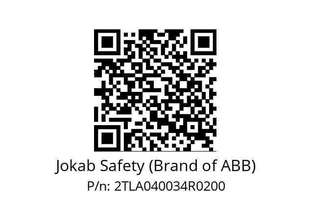   Jokab Safety (Brand of ABB) 2TLA040034R0200