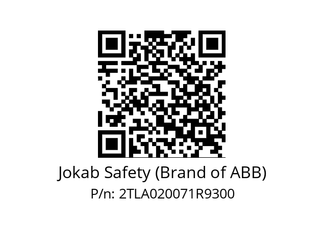   Jokab Safety (Brand of ABB) 2TLA020071R9300