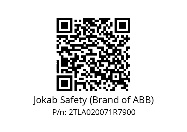   Jokab Safety (Brand of ABB) 2TLA020071R7900