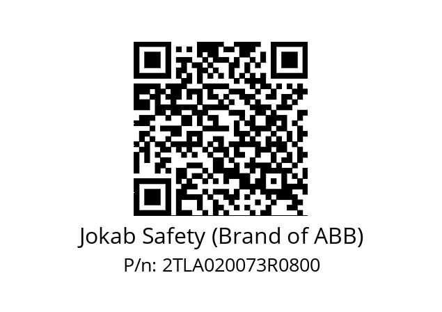   Jokab Safety (Brand of ABB) 2TLA020073R0800