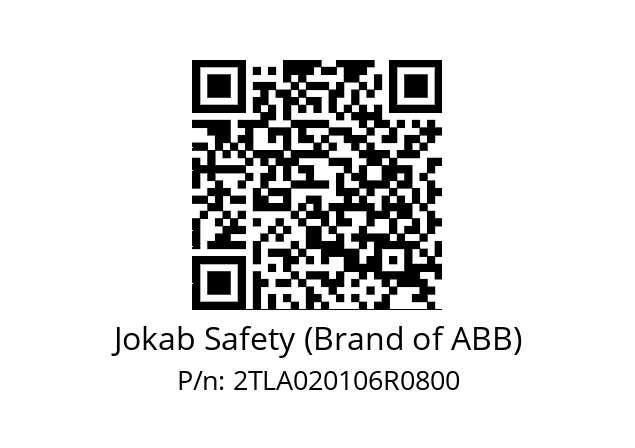   Jokab Safety (Brand of ABB) 2TLA020106R0800