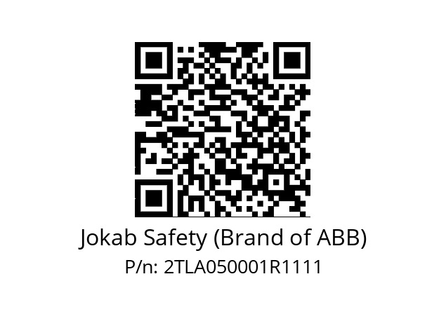   Jokab Safety (Brand of ABB) 2TLA050001R1111