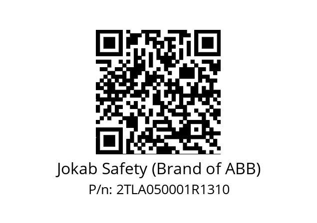   Jokab Safety (Brand of ABB) 2TLA050001R1310