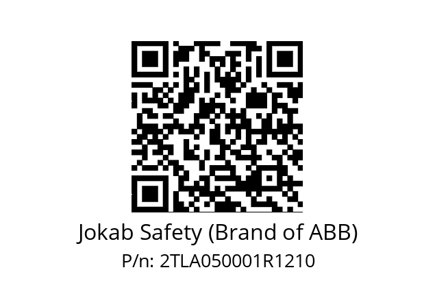   Jokab Safety (Brand of ABB) 2TLA050001R1210