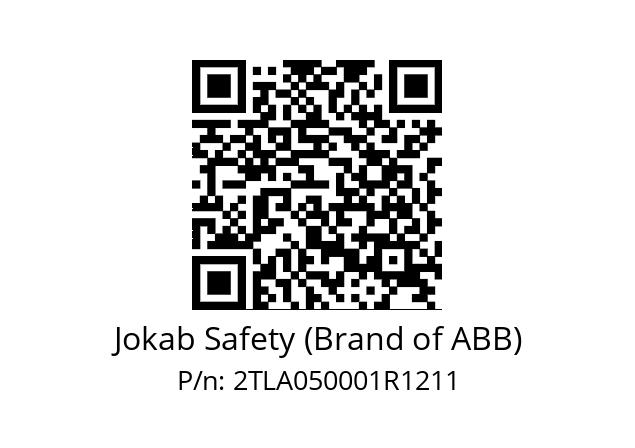   Jokab Safety (Brand of ABB) 2TLA050001R1211