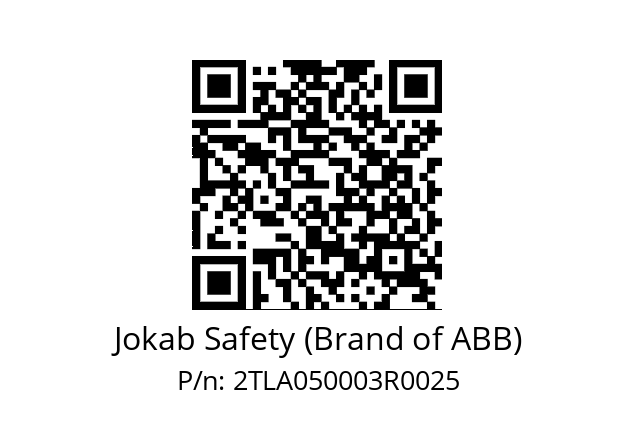   Jokab Safety (Brand of ABB) 2TLA050003R0025