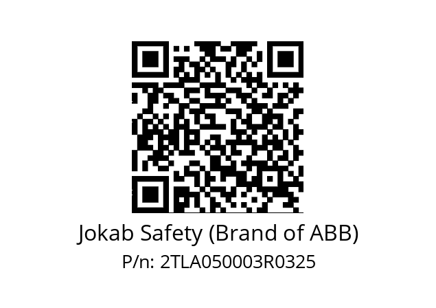   Jokab Safety (Brand of ABB) 2TLA050003R0325