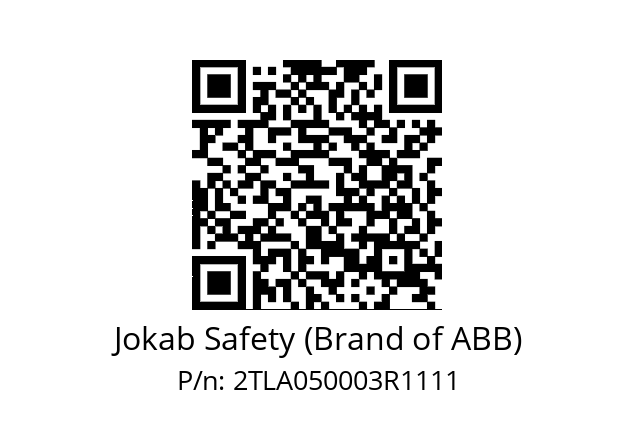   Jokab Safety (Brand of ABB) 2TLA050003R1111