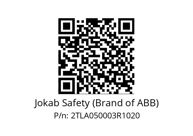   Jokab Safety (Brand of ABB) 2TLA050003R1020