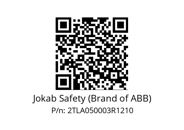   Jokab Safety (Brand of ABB) 2TLA050003R1210