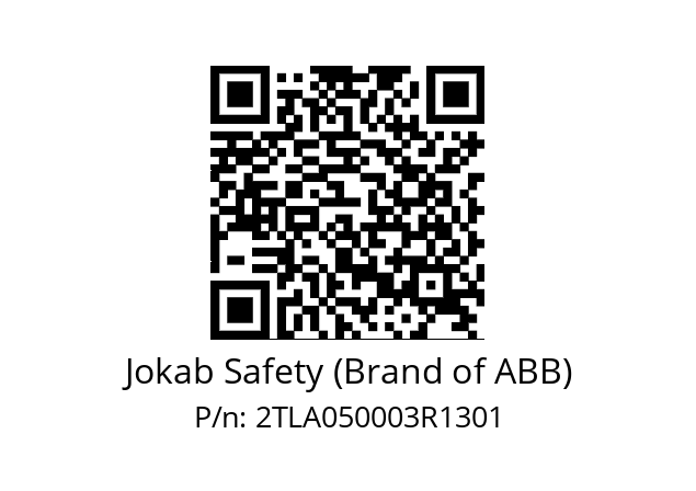   Jokab Safety (Brand of ABB) 2TLA050003R1301