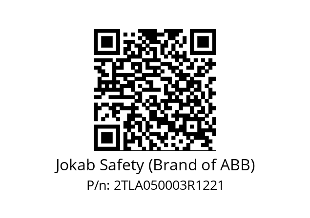   Jokab Safety (Brand of ABB) 2TLA050003R1221