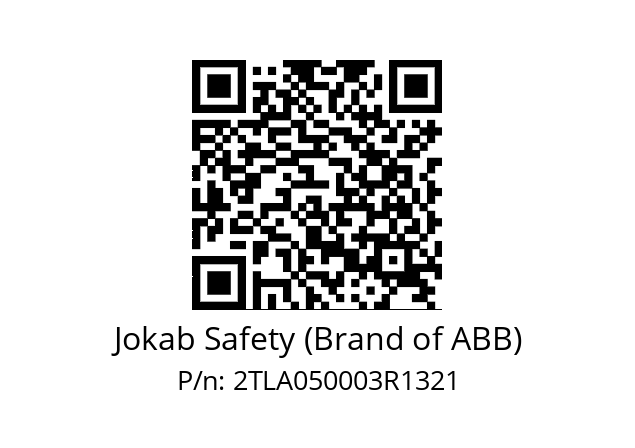   Jokab Safety (Brand of ABB) 2TLA050003R1321