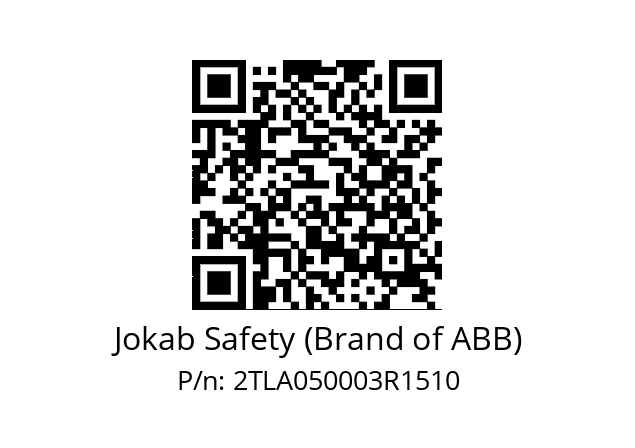   Jokab Safety (Brand of ABB) 2TLA050003R1510