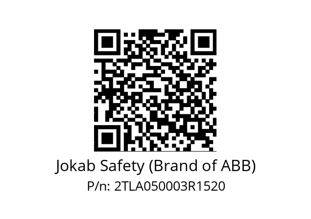   Jokab Safety (Brand of ABB) 2TLA050003R1520