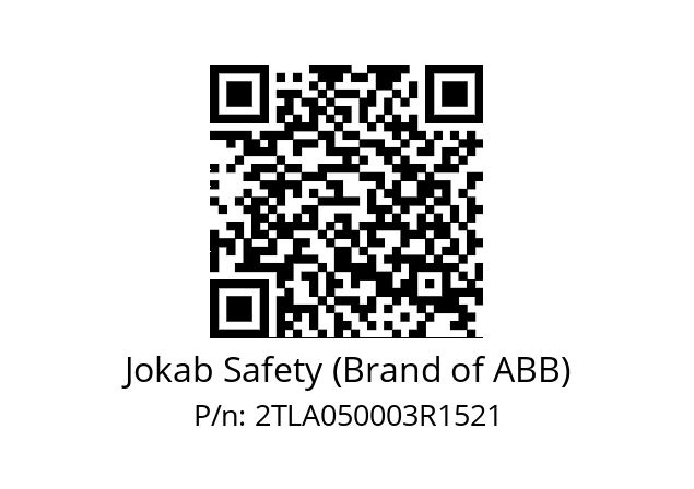   Jokab Safety (Brand of ABB) 2TLA050003R1521