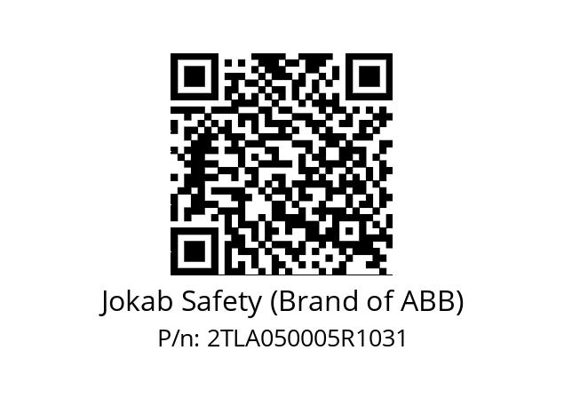   Jokab Safety (Brand of ABB) 2TLA050005R1031