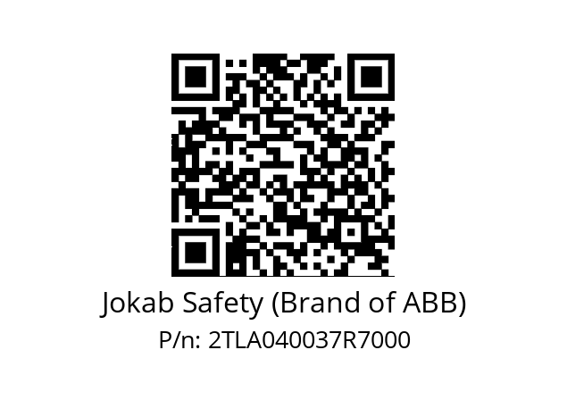   Jokab Safety (Brand of ABB) 2TLA040037R7000