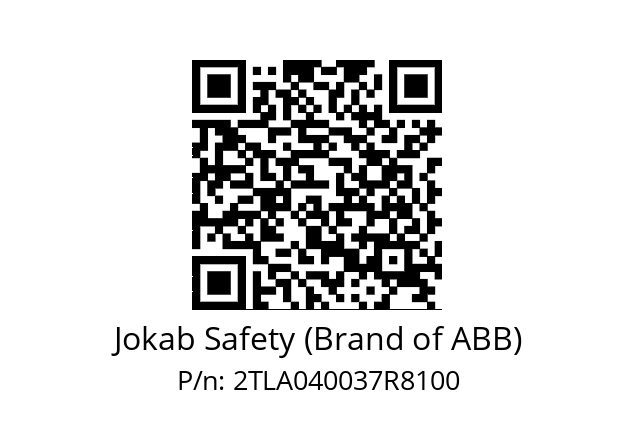   Jokab Safety (Brand of ABB) 2TLA040037R8100