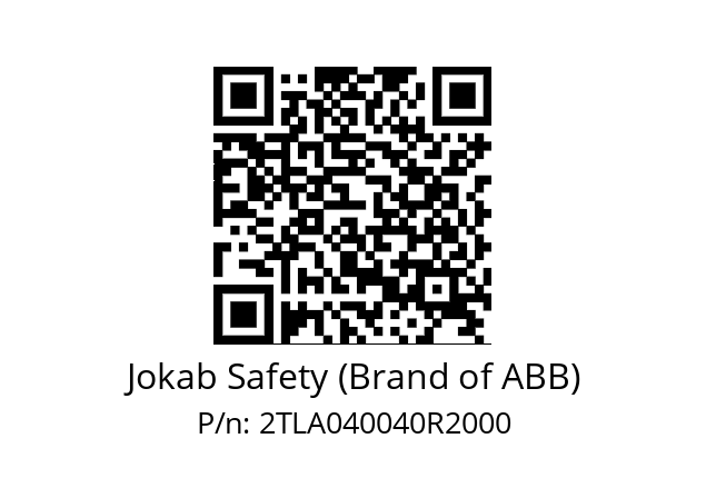   Jokab Safety (Brand of ABB) 2TLA040040R2000