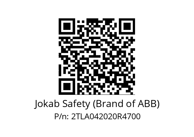   Jokab Safety (Brand of ABB) 2TLA042020R4700