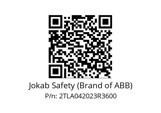   Jokab Safety (Brand of ABB) 2TLA042023R3600