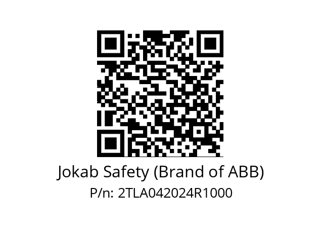   Jokab Safety (Brand of ABB) 2TLA042024R1000