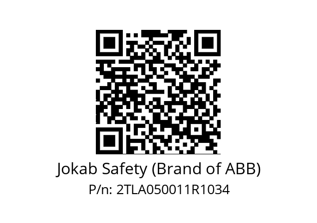   Jokab Safety (Brand of ABB) 2TLA050011R1034