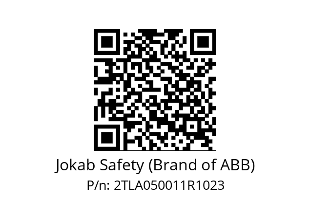   Jokab Safety (Brand of ABB) 2TLA050011R1023