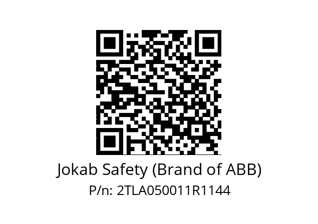   Jokab Safety (Brand of ABB) 2TLA050011R1144