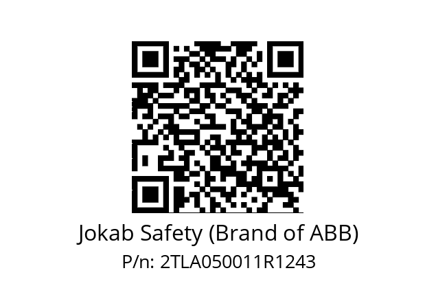   Jokab Safety (Brand of ABB) 2TLA050011R1243